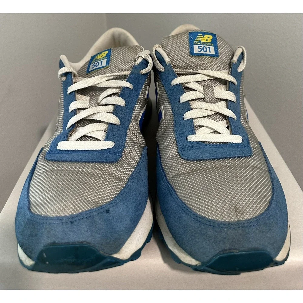 New Balance Men's 501 ML501BGW Blue Casual Shoes Sneakers Size 12 D